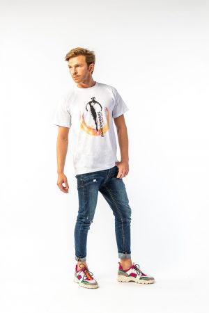 Danceworks White Classic T-shirt for men DW0011WBO at Danceworks shop in London