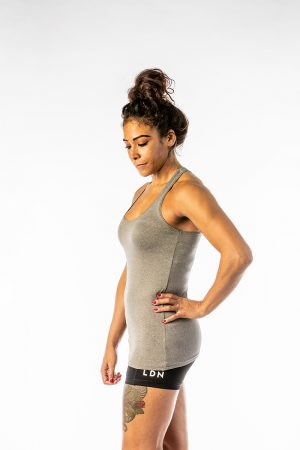 Danceworks Racer Grey Vest DW001GSW at Danceworks shop in London