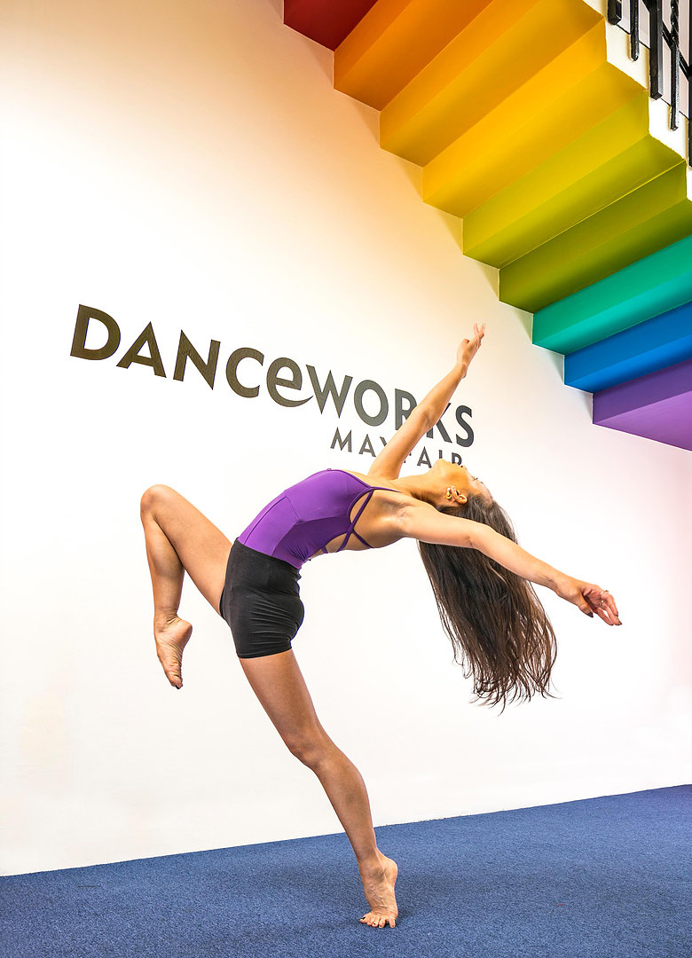 Steph Jete in Danceworks Programme details of the Danceworks International Dance Visa Programme in Mayfair, London